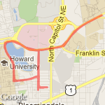 Bloomingdale Long run route map