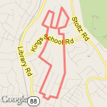 Granmas house and loops around willow terrace route map