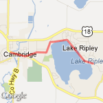 Cambridge Downtown Run route map