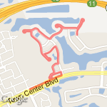 New 4 miles route map