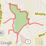 McCabe with all spurs, clockwise route map