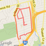 Big web hill loop route map
