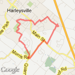 Oak Ridge run route map