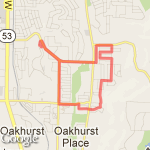 East on MtGap 6.4 route map