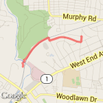 Easy 2 Miler route map