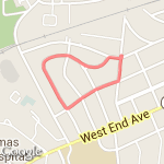 Lauderdale/Valley Loop route map