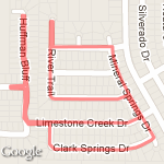 saddlebrook 2 mile route map