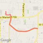 hidden lakes 7 mile route map