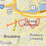 Emerald necklace route map