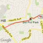 Mathew Henson Trail route map