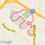 The Color Run route map