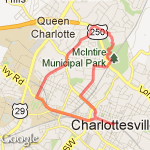 M4MTP 6 mile group 2 graduation run route map