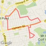 BELLEVUE-LARCHMONT route map