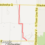 Summer goal route map