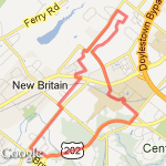 Beulah-Shady Retreat 7.74 route map