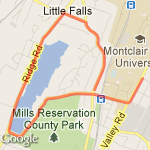 Reservoir Run 3.5 route map