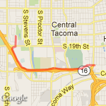 East on Scott Pierson Trail (Irving Park) route map