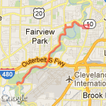 13.1 valley with hills  route map