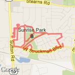 5-mile + .22 walk route map