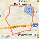 Pond Run route map
