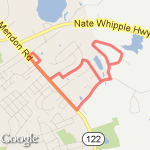 Canning Street route map