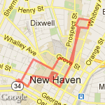 Home to Sci Hill/OC route map