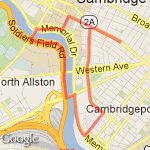 3.5 Miles Putnam No Gym route map