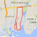 Sunrise to Ocean route map