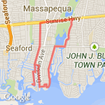 Sunrise to LakeShore Drive route map