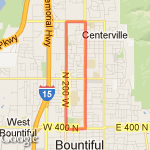 Rec Center 5 miler  route map