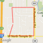 Work Route route map