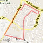 2 mile route route map