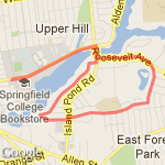 Arcadia and Cathedral from LC route map