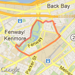 Short Huntington Fens loop route map