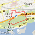 5K Clinic 7-1 x 3 sets route map
