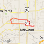 KHS Loop route map