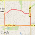 83-Pflumm-87-Lackman route map