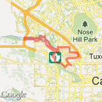 NW Long Route - 26K - From University of Calgary route map