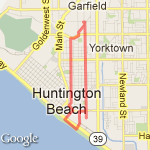 Delaware to 1st 5mi route map