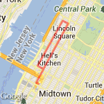 North Loop route map