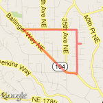 Big Loop Ballinger route map