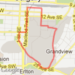 Going Left route map