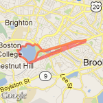 Chestnut hill route map