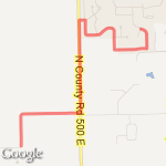 Country 5 miler route map