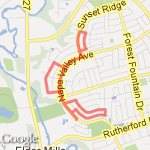 June 12, 2012 Route  route map