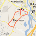 Round Town route map