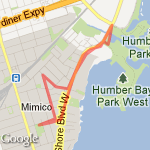 june 13th  route map