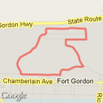 Willard Training Hill route map