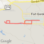 CPT Howard Death Run route map