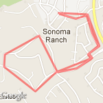 home 3 miles route map